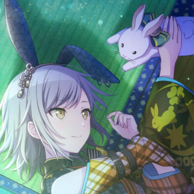 Shiho Hinomori's moon rabbits card